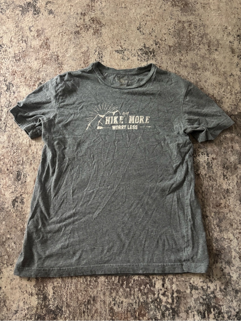 G.H. Bass & Co. Gray 'Hike More Worry Less' Graphic Tee